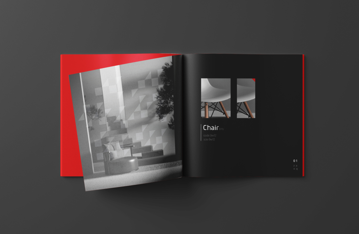 Free Square Brochure Mockup 05 Copy 1